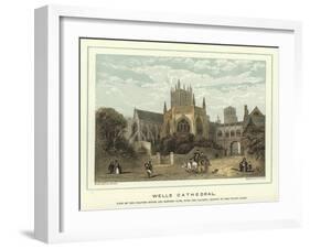 Wells Cathedral-Hablot Knight Browne-Framed Giclee Print