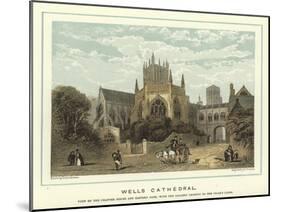 Wells Cathedral-Hablot Knight Browne-Mounted Giclee Print