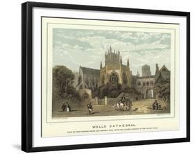 Wells Cathedral-Hablot Knight Browne-Framed Giclee Print