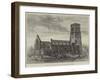 Wells Church, Norfolk, Destroyed in the Late Thunderstorm-null-Framed Giclee Print