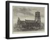Wells Church, Norfolk, Destroyed in the Late Thunderstorm-null-Framed Giclee Print