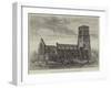 Wells Church, Norfolk, Destroyed in the Late Thunderstorm-null-Framed Giclee Print