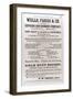 Wells Fargo and Co. Advertisement of 1856-null-Framed Giclee Print