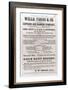 Wells Fargo and Co. Advertisement of 1856-null-Framed Giclee Print