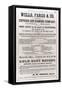 Wells Fargo and Co. Advertisement of 1856-null-Framed Stretched Canvas