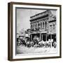 Wells, Fargo and Co.'s Express Office, C Street, Virginia City, Nevada, from 'Gems of California…-null-Framed Photographic Print