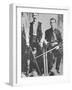 Wells Fargo Stagecoach Messengers Armed with Shotguns and Winchester Repeating Rifles-null-Framed Photographic Print