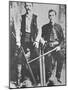 Wells Fargo Stagecoach Messengers Armed with Shotguns and Winchester Repeating Rifles-null-Mounted Photographic Print