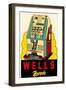 Wells, Nevada Decal, Slot Machine-null-Framed Art Print