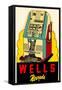 Wells, Nevada Decal, Slot Machine-null-Framed Stretched Canvas