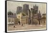 Wells, Somerset: the Market Place-null-Framed Stretched Canvas