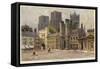 Wells, Somerset: the Market Place-null-Framed Stretched Canvas