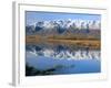 Wellsville Mountains Reflected in Little Bear River in Early Spring, Cache Valley, Utah, USA-Scott T. Smith-Framed Photographic Print