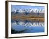 Wellsville Mountains Reflected in Little Bear River in Early Spring, Cache Valley, Utah, USA-Scott T. Smith-Framed Photographic Print