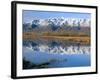 Wellsville Mountains Reflected in Little Bear River in Early Spring, Cache Valley, Utah, USA-Scott T. Smith-Framed Photographic Print