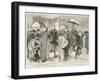 Welsh Bards Proclaiming the Eisteddfod for 1887, in the Gardens of the Inner Temple, London-Sydney Prior Hall-Framed Giclee Print