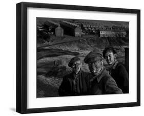 Welsh Coal Miners-null-Framed Photographic Print