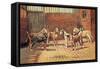 Welsh Hounds-Thomas Ivester Llyod-Framed Stretched Canvas