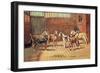 Welsh Hounds-Thomas Ivester Llyod-Framed Art Print