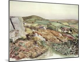 Welsh Landscape, 1947-John Northcote Nash-Mounted Giclee Print