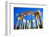 Welsh National War Memorial Statue, Alexandra Gardens, Cathays Park, Cardiff, Wales, United Kingdom-Billy Stock-Framed Photographic Print