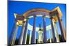 Welsh National War Memorial Statue, Alexandra Gardens, Cathays Park, Cardiff, Wales, United Kingdom-Billy Stock-Mounted Photographic Print