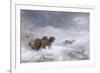 Welsh Ponies in the Snow-James Howie Carse-Framed Giclee Print