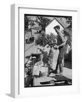 Welsh Potato Sacks-null-Framed Photographic Print