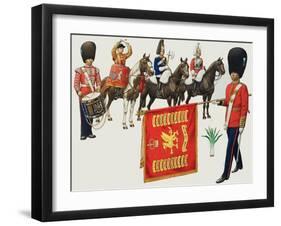 Welsh Regiments-Pat Nicolle-Framed Giclee Print