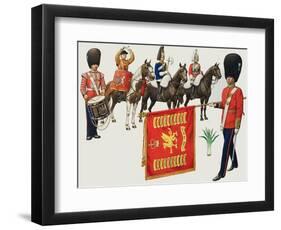 Welsh Regiments-Pat Nicolle-Framed Giclee Print