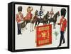 Welsh Regiments-Pat Nicolle-Framed Stretched Canvas