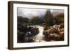 Welsh River Landscape, 1880-Frederick William Hulme-Framed Giclee Print