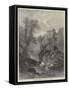 Welsh River Scenery-Frederick William Hulme-Framed Stretched Canvas