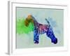 Welsh Terrier Watercolor-NaxArt-Framed Art Print