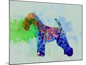 Welsh Terrier Watercolor-NaxArt-Mounted Art Print