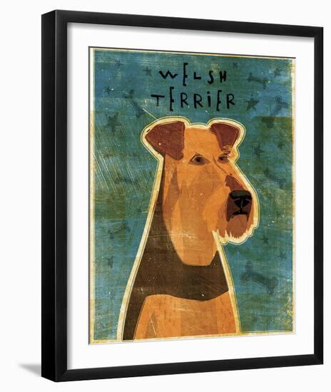 Welsh Terrier-John Golden-Framed Giclee Print