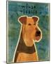 Welsh Terrier-John Golden-Mounted Giclee Print