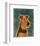 Welsh Terrier-John W^ Golden-Framed Art Print