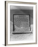 Welsh Toll Notice-null-Framed Photographic Print