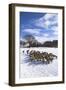 Welsh Winter Landscape-Charles Bowman-Framed Photographic Print