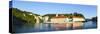 Weltenburg Abbey and the River Danube, Lower Bavaria, Bavaria, Germany-Doug Pearson-Stretched Canvas