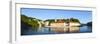 Weltenburg Abbey and the River Danube, Lower Bavaria, Bavaria, Germany-Doug Pearson-Framed Photographic Print