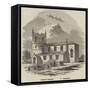 Welton Church, Struck by Lightning-null-Framed Stretched Canvas