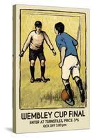 Wembley Cup Final-The Vintage Collection-Stretched Canvas