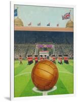 Wembley Stadium on Big Match Day-English School-Framed Giclee Print