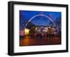 Wembley Stadium with England Supporters Entering the Venue for International Game, London, England,-Mark Chivers-Framed Photographic Print