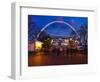 Wembley Stadium with England Supporters Entering the Venue for International Game, London, England,-Mark Chivers-Framed Photographic Print