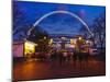 Wembley Stadium with England Supporters Entering the Venue for International Game, London, England,-Mark Chivers-Mounted Photographic Print