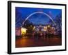 Wembley Stadium with England Supporters Entering the Venue for International Game, London, England,-Mark Chivers-Framed Photographic Print