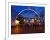 Wembley Stadium with England Supporters Entering the Venue for International Game, London, England,-Mark Chivers-Framed Photographic Print